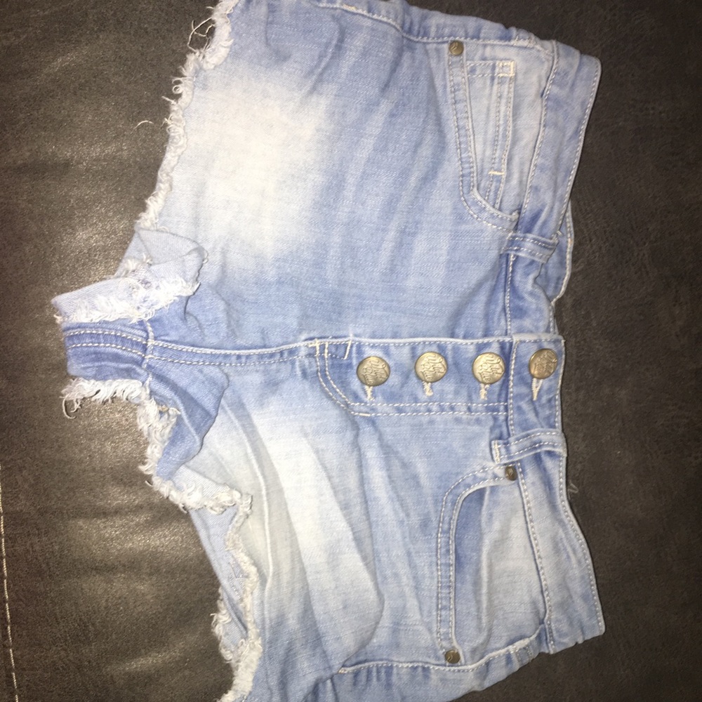Wild Blue cutoff shorts high waisted